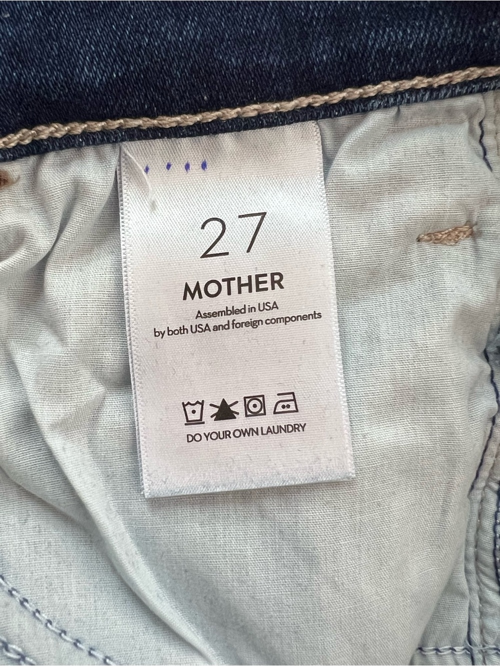 NWOT MOTHER The Hustler Ankle Fray jeans in size 27 - Picture 9 of 13